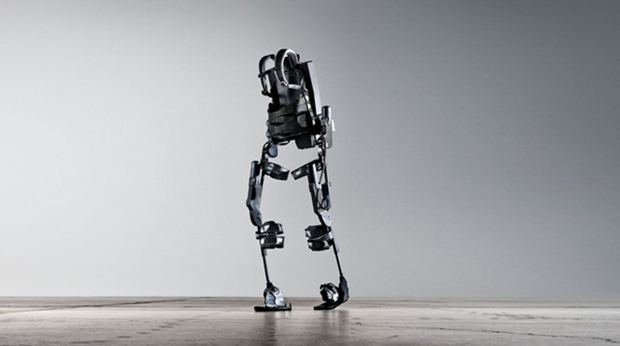 Robotic suit helps paralyzed soldiers walk again